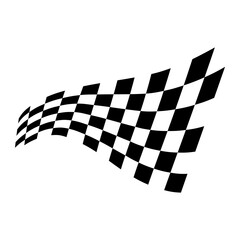checkered racing flag element
