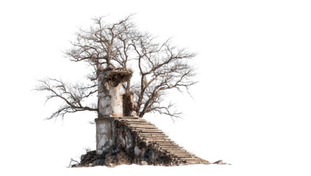 A fantastical treehouse