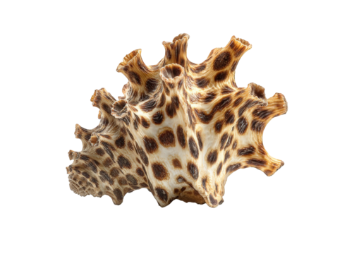 Close-up of a unique seashell