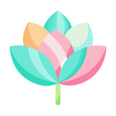 vector illustration of a flower