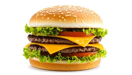 Juicy Double Cheeseburger: A Culinary Delight