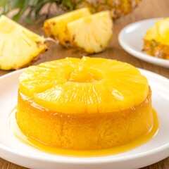 Pineapple upside-down cake