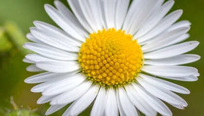 Naklejka premium Close-up of a white daisy