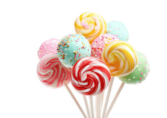 Colorful lollipop bunch