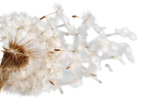 Close-up of a dandelion seed head (70)