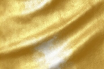 Abstract gold fabric texture with soft folds and subtle light variations