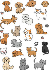 Fototapeta premium ~temp_image_dog_and_cat_sticker__seed29796_1756365558465_1