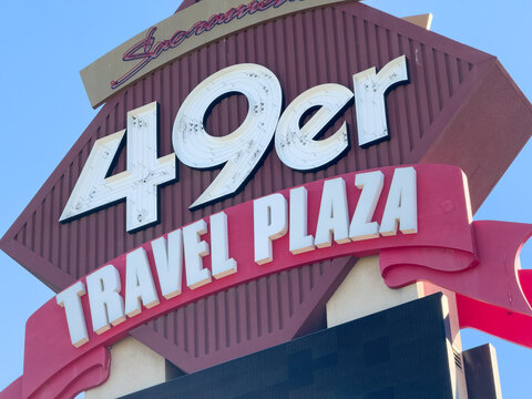 49er Travel Plaza Roadside Sign California