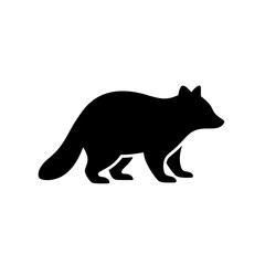 Obraz premium silhouette of a polar bear