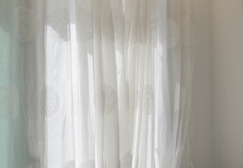 It's a curtain that lets in sunlight.