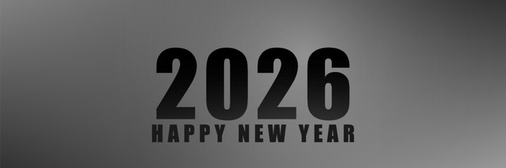 Happy New Year 2026, Realistic Numbers. Premium Vector Design for New Year and Christmas Celebrations.