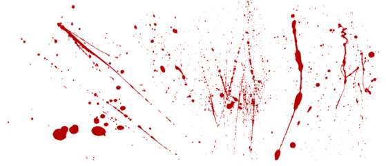 Red Blood Splatter for Science and Medical Education, Social Issues Awareness, and Graphic Design Resource