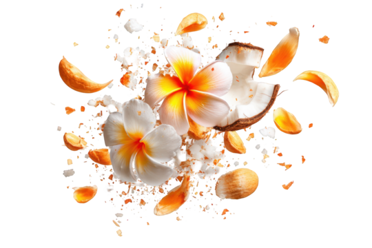 Tropical floral explosion