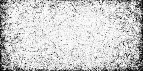 Abstract textured black and white grunge wall background with a rough, old concrete surface