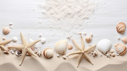 christmas decoration on the beach