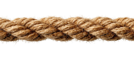 Close-up of a braided natural rope
