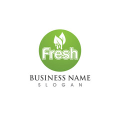 Fresh logo and symbol  template