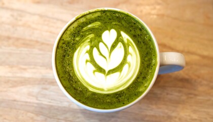Aromatic matcha latte art (1)