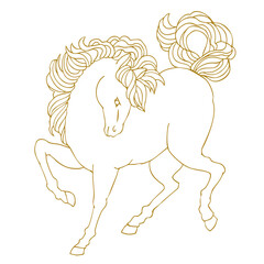 馬のベクターイラスト素材