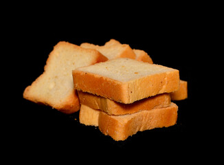 bread isolated on white background