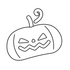 Halloween Pumpkin Illustration