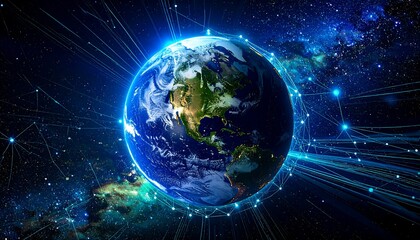 Earth connected to cosmos