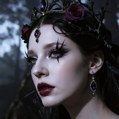 flawless make up dark fairy theme 63437