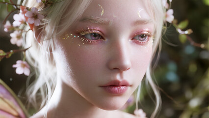 flawless make up fairy theme 00754