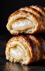 Sweet-Pastry-with-Cream-Filling