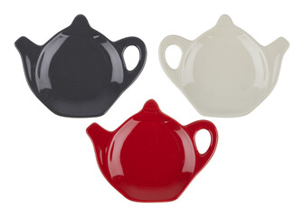 Ceramic kettle cut out isolated transparent background