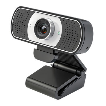 HD Computer Webcam for Video Conferencing and Online Streaming on a transparent background