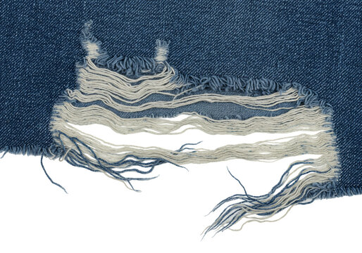 Blue jeans ripped denim texture