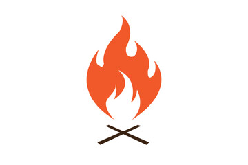 Fire red, flames icon set. Logo design fire. Representing heat, energy, danger, and alert. Ideal for apps, warning signs, safety logos, and emergency illustrations. Isolated vector illustration. EPS1O