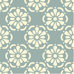 Floral Seamless Pattern Vector Backgrond
