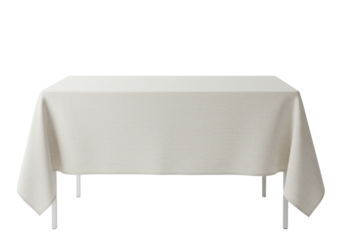 Off white tablecloth on table studio shot product photography home decor table setting