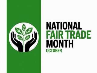 Celebrate national fair trade month in october with a symbol of growth and ethical commerce