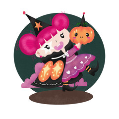 The Halloween Girl In The World