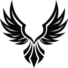 Obraz premium eagle wings emblem
