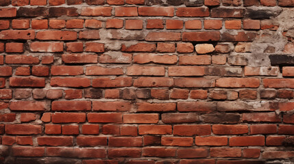 Obraz premium Old brick wall texture for architecture and interior design. Realistic high quality background element