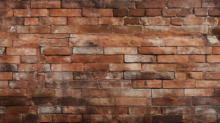 Fototapeta premium Old brick wall texture for architecture and interior design. Realistic high quality background element