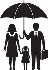 couple under umbrella Family with Umbrella for Protection Vector

Family Insurance and Security Icon

Parental Care and Safety Symbol