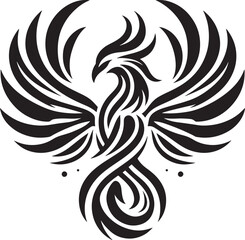 Stylized vector image of a tattoo on a white background.