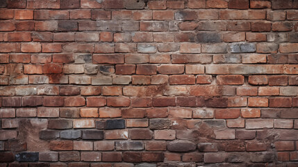 Obraz premium Old brick wall texture for architecture and interior design. Realistic high quality background element