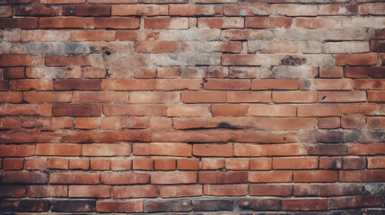 Fototapeta premium Old brick wall texture for architecture and interior design. Realistic high quality background element