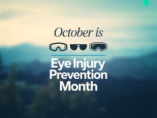 October is eye injury prevention month reminding everyone to protect their vision with safety eyewear