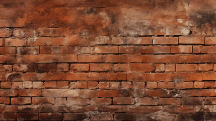 Fototapeta premium Old brick wall texture for architecture and interior design. Realistic high quality background element