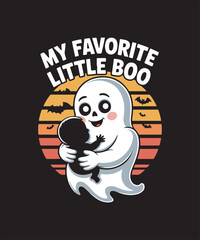 Spooky Halloween T-Shirt Design, Scary Pumpkin, Ghost, Witch, Skeleton, Haunted House, Horror Night, Trick or Treat Costume Graphic for Party, October Holiday Celebration Apparel