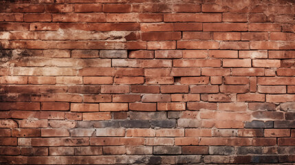 Obraz premium Old brick wall texture for architecture and interior design. Realistic high quality background element