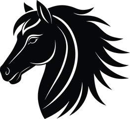 horse head silhouette