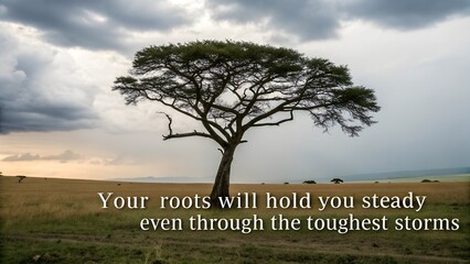 Roots Hold You Steady Through The Toughest Storms.